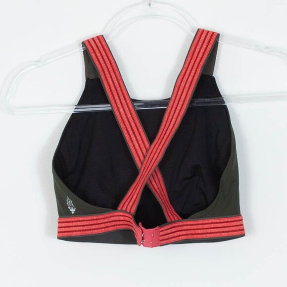 Free People Movement Practice Makes Perfect Bra Army Green‎ Womens Size XS - Picture 5 of 6